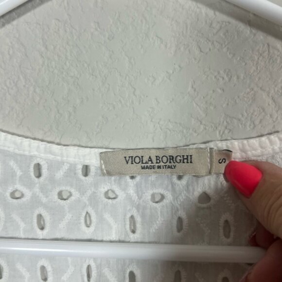 Chic White Eyelet Tank Top - Picture 2 of 4